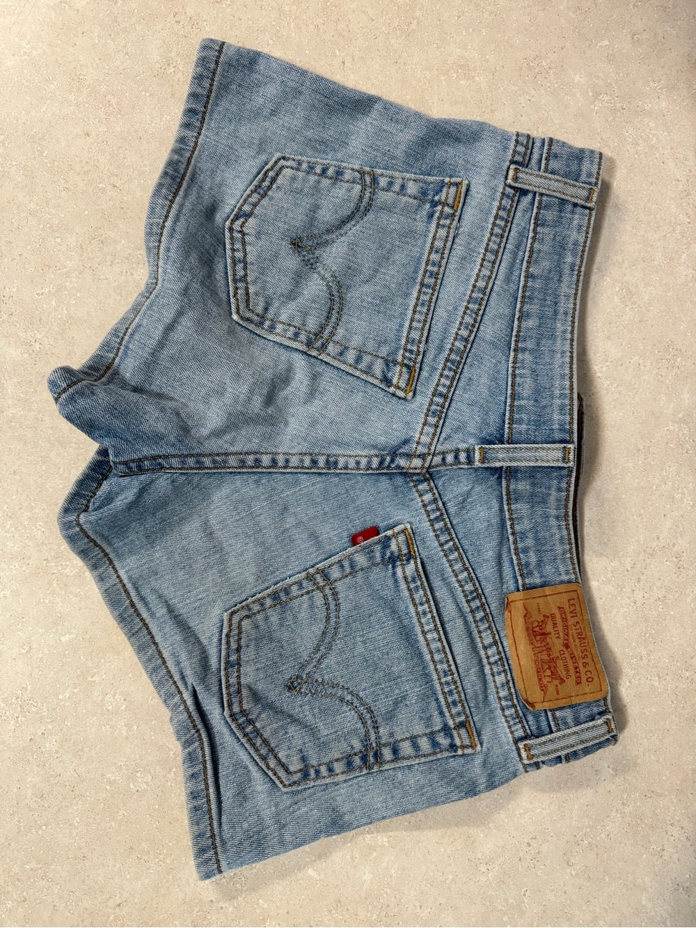 Levi's Light Blue Denim Jeans with Leather Patch